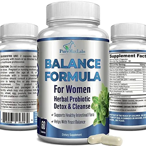 YUMMYVITE Balance Complex for Women - for Vaginal Health, Herbal Detox & Cleanse YUMMYVITE Au supplements
