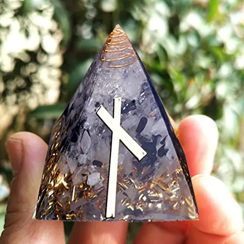 Chrikidor,Rune Pyramid，Orgone Pyramid Crystal Energy Generator Orgonite Balancing Chrikidor Au supplements