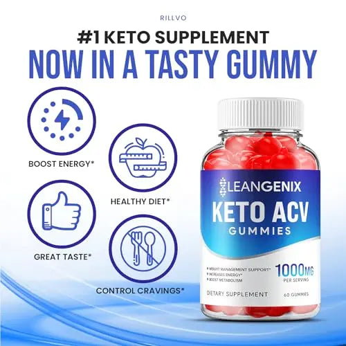 (2 Pack) LeanGenix Keto ACV Gummies - Official - Keto Lean Genix ACV Advanced Formula Rillvo Au supplements