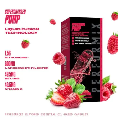 PERFORMIX Supercharged Pump - Nitrosigine and Betaine Pre Workout Supplement PERFORMIX Au supplements