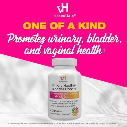 vH essentials Urinary Health & Bladder Control, Cranberry Extract, Prebiotics and Probiotics vH essentials Au supplements