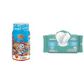 L'il Critters Paw Patrol Gummy Vites Daily Gummy Multivitamin for Kids, 60 Gummies and Pampers Baby Clean Wipes, 1 Flip-Top Pack (72 Wipes) Lil Critters Au supplements