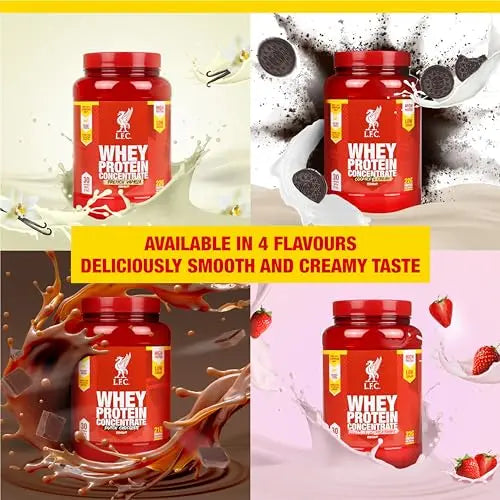 LFC Whey Protein Powder Cookies & Cream Flavour 908g 15.5g naturally-occurring BCAAs Vector Consumer Au supplements