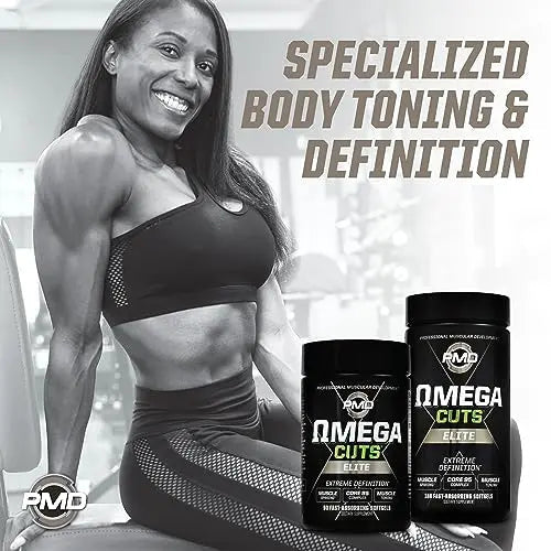 PMD Sports Omega Cuts Elite Fat Loss-Muscle Defining Formula - Omega Fatty Acids PMD Au supplements