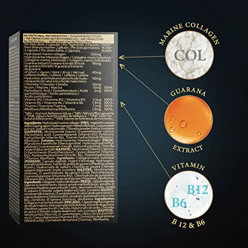 Marine Collagen - 60 Capsules of Type 1 Hydrolysed Marine Collagen SatinNaturel Au supplements