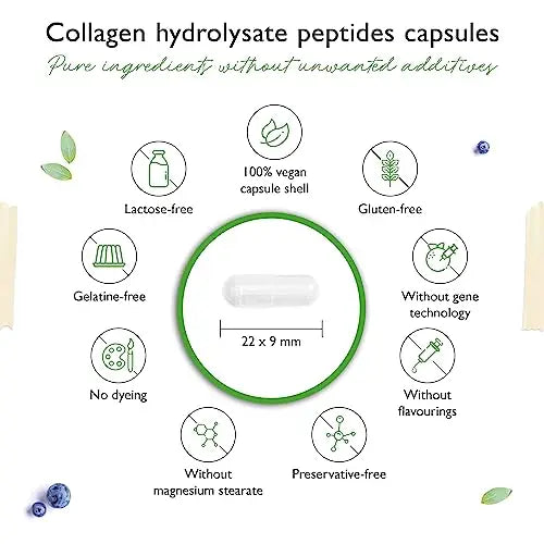 Collagen - 365 Capsules - 1500 mg per Daily Serving - Premium: 100% Bovine Collagen Vit4ever Au supplements