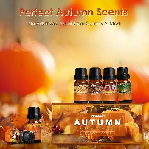 Autumn Fragrance Oil Set, Premium Fall Essential Oils for Diffuser and Candle Making -Cinnamon ARVIDSSON Au supplements