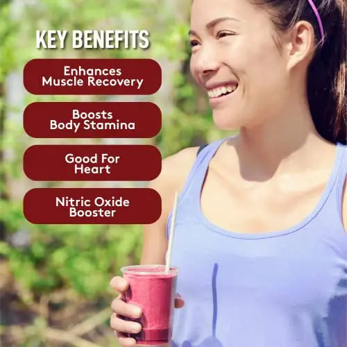 Better Alt Beet Root Powder - 16oz, 100% Natural Nitric Oxide Booster, Beet Juice Powder Better Alt Au supplements