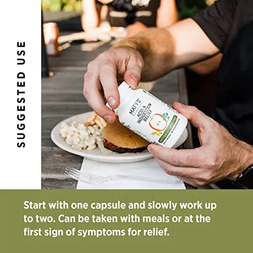 Matys Acid & Indigestion Relief Capsules, Safe Antacid Alternative for Occasional Acid Matys Au supplements
