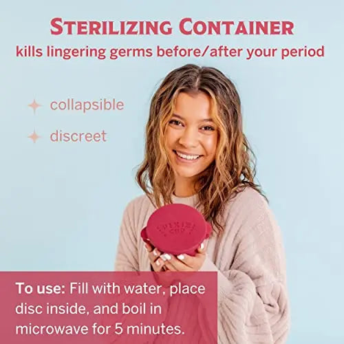 Pixie Menstrual Disc Kit - Best Period Disc Starter Kit - 2 Discs, 20 Wipes, Wash, Lube, Public Restroom Pixie Cup Au supplements