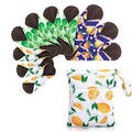 Teamoy 10pcs Cloth Panty Liners, Reusable Sanitary Pads with Wet Bag, Washable Cloth Menstrual Pads Teamoy Au supplements