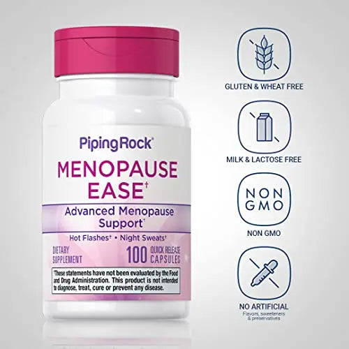 Menopause Supplement for Women | 100 Capsules | Advanced Support Formula | for Night Piping Rock Au supplements