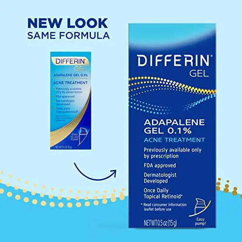 Differin Acne Treatment Gel, 30 Day Supply, Retinoid Treatment for Face Differin Au supplements