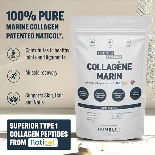 Naticol® Marine Collagen Powder - 300g Pack - Natural Source - Neutral Taste - Joint Comfort HUMBLE+ Au supplements
