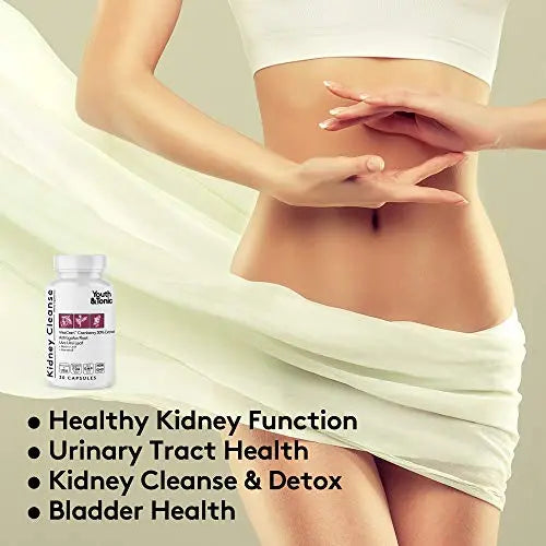 Youth & Tonic Kidney Cleanse Detox for Residual Metabolic Waste & Excess Body Water for Urinary Tract Youth & Tonic Au supplements