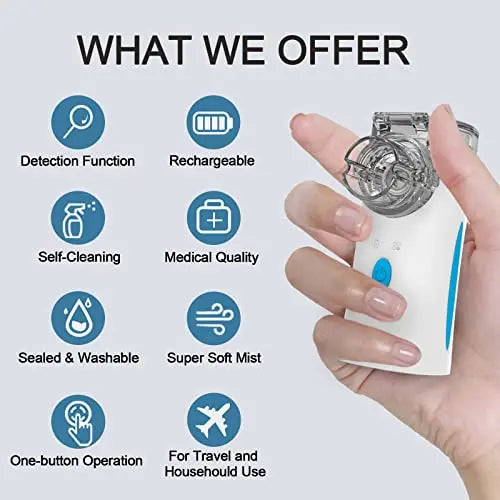 Portable Nebulizer - Rechargeable Nebulizer Machine for Adults and Kids Naweti Au supplements