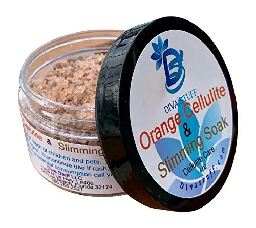 Cellulite and Slimming Salt Bath Soak With Orange Polyphenols,4oz Jar, Diva Stuff Diva Stuff Au supplements
