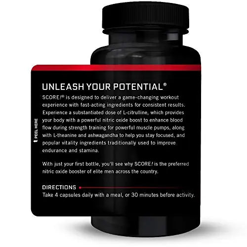FORCE FACTOR Score!, 2-Pack, Nitric Oxide Supplement for Men, Nitric Oxide Booster Force Factor Au supplements
