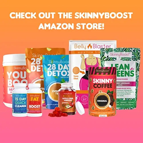 SkinnyBoost 28 Day Detox Tea Kit-1 Daytime (28 Bags) 1 Evening (14 Bags) Non GMO SkinnyBoost Au supplements