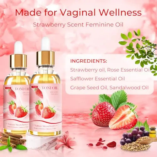 BASSI 2PCS Yoni Oil Organic Feminine Oil Vaginal Moisturizer - Ph Balance for Women - Feminine Deodorant BASSI Au supplements