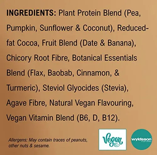 Vegan Protein Powders (1kg) - 28 Servings - EarthChamp by Wyldsson - Plant Based Chocolate Wyldsson Au supplements