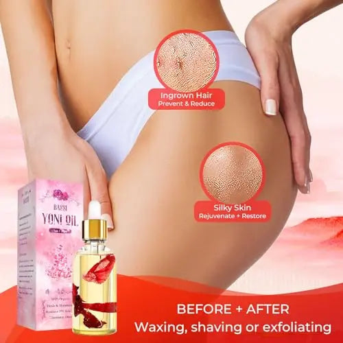 2PCS Yoni Oil Organic Feminine Oil Vaginal Moisturizer - Ph Balance for Women - Feminine Deodorant BASSI Au supplements