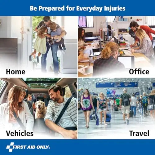 First Aid Only 442 All-Purpose Emergency First Aid Kit for Home, Work, and Travel First Aid Only Au supplements