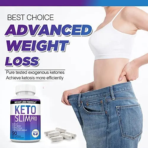 VEGEPOWER Keto Fast Diet Pills- Ketone Slim Pro 180 Capsules-Apple Cider Vinegar VEGEPOWER Au supplements