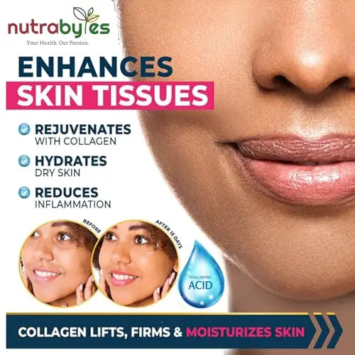 High Strength Marine Collagen with Hyaluronic Acid, Retinol and Vitamin C NUTRABYTES Au supplements