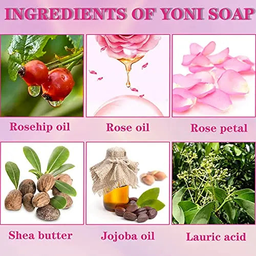 Yoni Soap Bars PCS Of 2, Ph Balance for Women Yoni Wash Vaginial Deodorants, Organic Matchone Au supplements