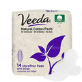 Veeda Ultra-Thin Absorbent Day Pads with 100% Natural Cotton Top Sheet are Always Chlorine Veeda Au supplements