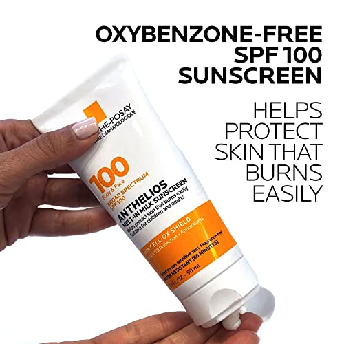 La Roche-Posay Anthelios Melt-In Milk Sunscreen SPF 100, Sunscreen For Body & Face