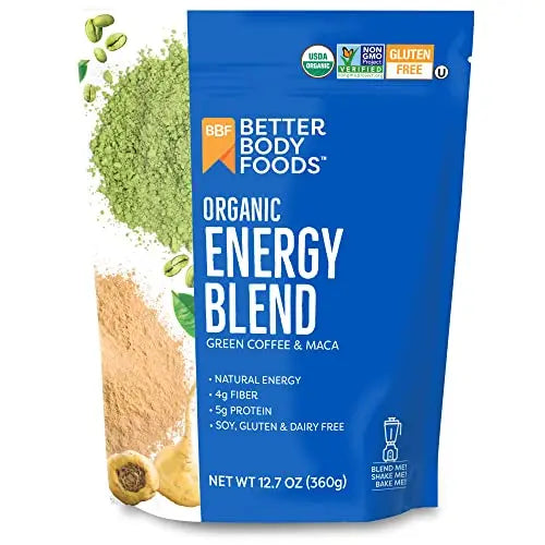 BetterBody Foods Organic Energy Blend, Plant-Based Natural Energy, Gluten-free, Non-GMO BetterBody Foods Au supplements