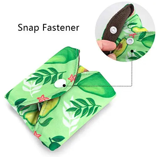 Teamoy 10pcs Cloth Panty Liners, Reusable Sanitary Pads with Wet Bag, Washable Cloth Menstrual Pads Teamoy Au supplements