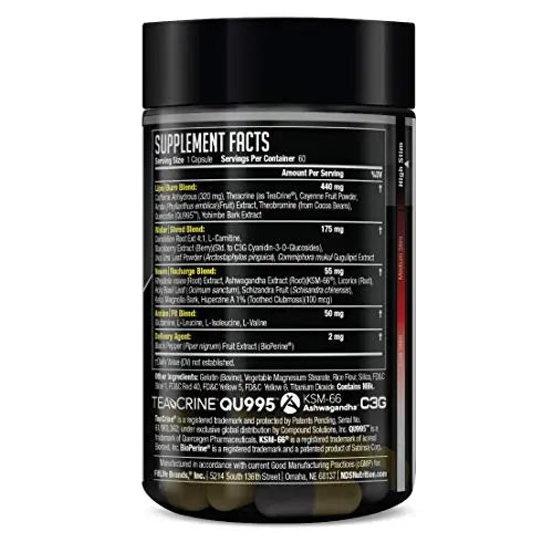 LIPORUSH NDS Nutrition XT - Concentrated Thermogenic with L-Carnitine & Teacrine LIPORUSH Au supplements
