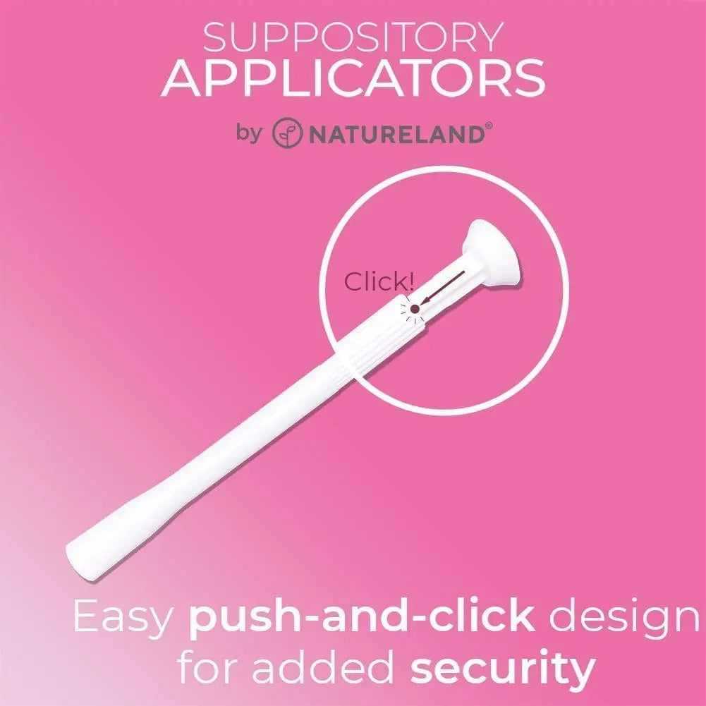 Natureland [40 Count Boric Acid Suppositories 600mg w/ [20 Pack] Vaginal Applicator - Feminine Care Natureland Au supplements