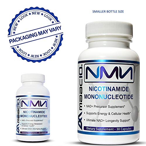 MAAC10 NMN Supplement Real Nicotinamide Mononucleotide (NMN 125mg Capsules). The Most Powerful NAD+ Precursor More Stable Than Riboside. We use 99% Pure Pharmaceutical Grade Stabilized NMN (30 Count) MAAC10 Au supplements