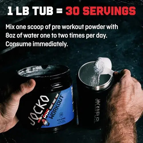 JOCKO FUEL Ultimate Pre Workout Powder - Pre-Workout Energy Powder Drink for Men JOCKO FUEL Au supplements