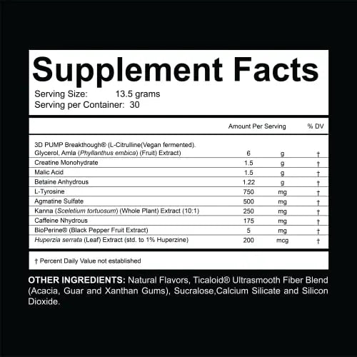 Hyfuel Nutrition Zeus Pump Pre Workout - Pump Focus Energy Power - 3D Pump Breakthrough Hyfuel Nutrition Au supplements