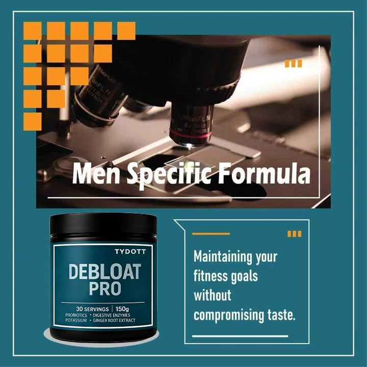 TYDOTT Debloat Pro, Contains Probiotics and Digestive Enzymes to Relieve Bloating, Supports Gut Health, Nutrient Absorption, and Stomach Comfort to Support Digestive Health AZX Au supplements
