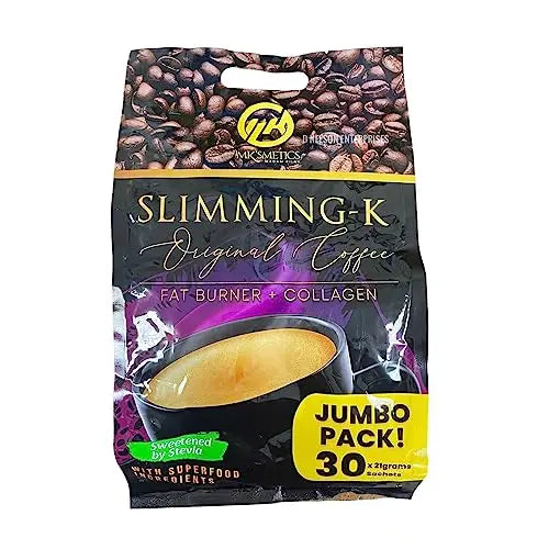 Jumbo Pack MK Slimming-K Coffee with Collagen, 30 Sachets Madam Kilay Au supplements