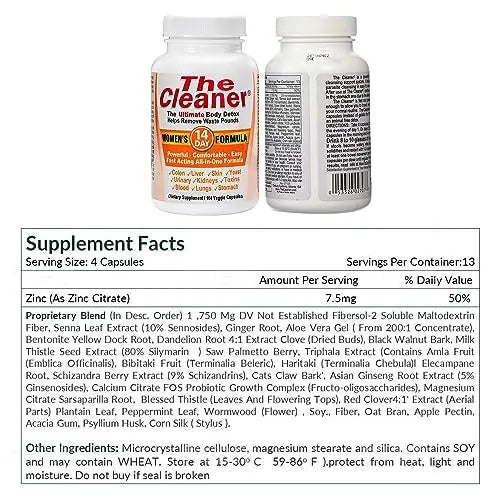 Century Systems The Cleaner Detox, Powerful 14-Day Complete Internal Cleansing Formula Century Systems Au supplements