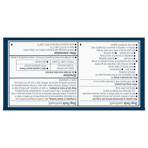 Advil Dual Action Back Pain Caplets Delivers 125mg Ibuprofen and 250mg Acetaminophen Per Dose for 8 Hours of Back Pain Relief - 144 Count Advil Au supplements