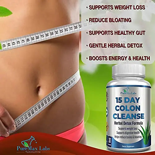 YUMMYVITE 15 Day Colon Cleanse and Detox, Herbal Detox Formula, Supports Weight YUMMYVITE Au supplements
