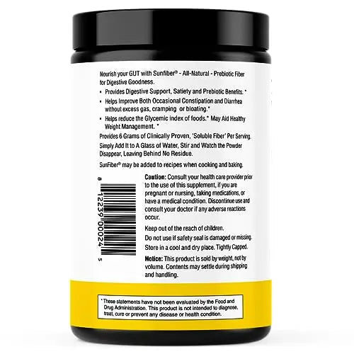Sandhu's Prebiotic Fiber Supplement Powder –30 Servings- SunFiber® –Low FODMAP Sandhu's Au supplements