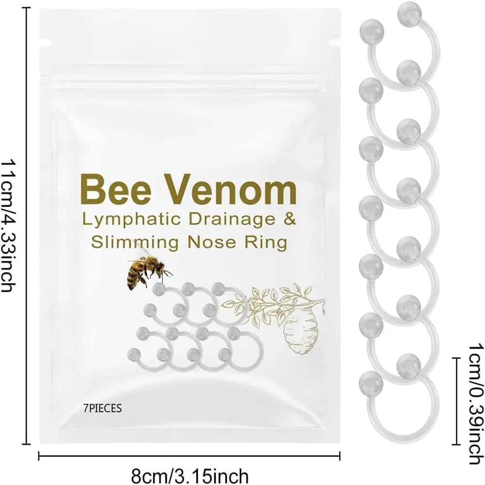 Bee Venom Lymphatic Drainage Nose Ring, Bee Venom Slimming Nose Ring, Bee Venom Lymphatic Drainage Generic Au supplements