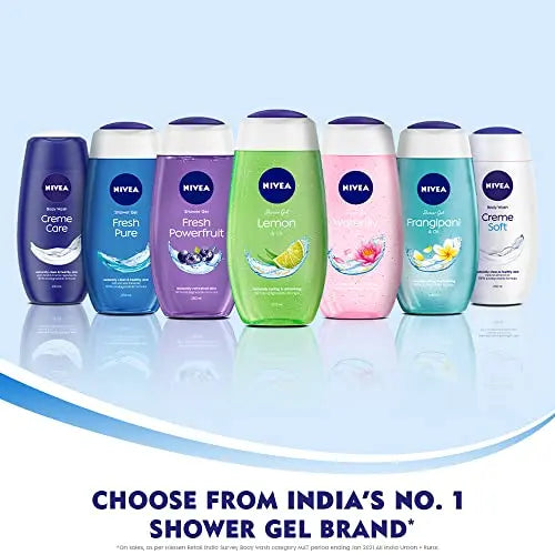 Nivea Bath Shower Water Lily Oil, 250 ML, Moisturizing Skin Cleanser with Oil Pearls and Water Lily Fragrance NIVEA Au supplements