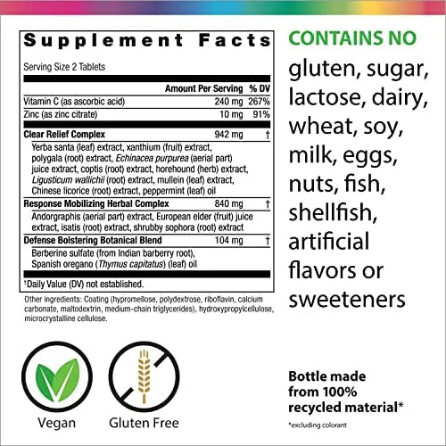 Rainbow Light Counter Attack Immune Support, Dietary Supplement Provides Immune Rainbow Light Au supplements