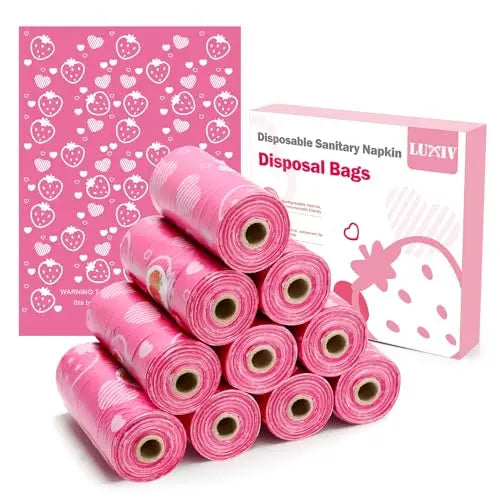150Pcs Sanitary Napkin Disposal Bags, Luxiv Pink Disposable Sanitary Bag Personal Care Disposal Bags Luxiv Au supplements